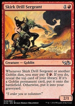 Skirk Drill Sergeant - Duel Decks: Anthology (Uncommon) [DD3-2049]