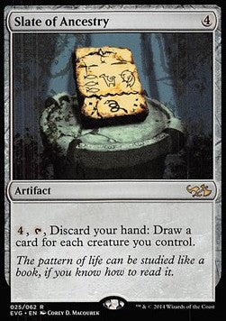 Slate of Ancestry - Duel Decks: Anthology (Rare) [DD3-1025]