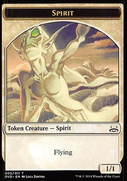Spirit Token (White 1/1) - Duel Decks: Anthology (Token) [DD3-T5]