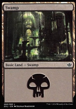 Swamp (V.7) - Duel Decks: Anthology (Land) [DD3-8060]