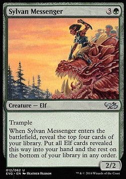 Sylvan Messenger - Duel Decks: Anthology (Uncommon) [DD3-1012]