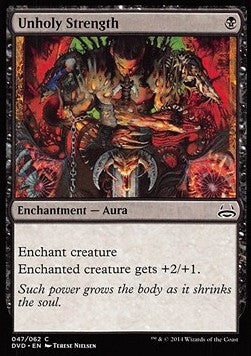 Unholy Strength - Duel Decks: Anthology (Common) [DD3-6047]