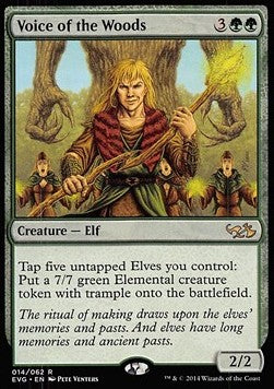 Voice of the Woods - Duel Decks: Anthology (Rare) [DD3-1014]