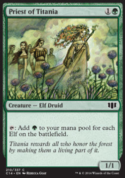 Priest of Titania - Commander 2014 (Common) [C14-210]