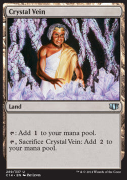 Crystal Vein - Commander 2014 (Uncommon) [C14-289]
