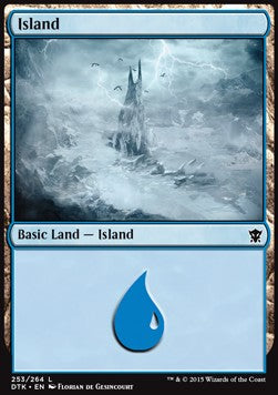 Island (V.1) - Dragons of Tarkir (Land) [DTK-253]