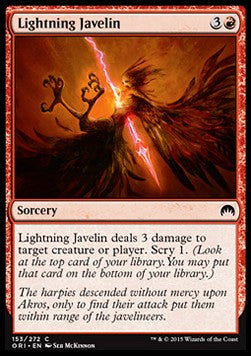 Lightning Javelin - Magic Origins (Common) [ORI-153]