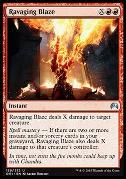 Ravaging Blaze - Magic Origins (Uncommon) [ORI-159]
