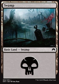 Swamp (V.4) - Magic Origins (Land) [ORI-264]