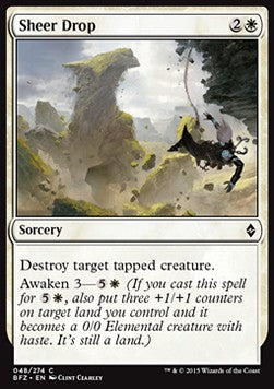 Sheer Drop - Battle for Zendikar (Common) [BFZ-48]