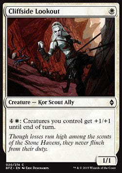 Cliffside Lookout - Battle for Zendikar (Common) [BFZ-20]