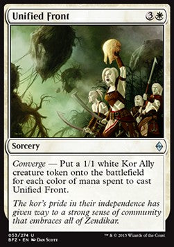 Unified Front - Battle for Zendikar (Uncommon) [BFZ-53]
