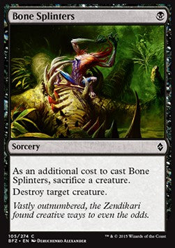 Bone Splinters - Battle for Zendikar (Common) [BFZ-105]
