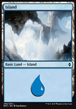 Island (V.4) - Battle for Zendikar (Land) [BFZ-256]