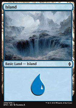 Island (V.10) - Battle for Zendikar (Land) [BFZ-259]