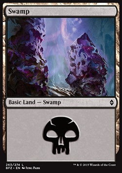 Swamp (V.8) - Battle for Zendikar (Land) [BFZ-263]