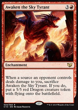 Awaken the Sky Tyrant - Commander 2015 (Rare) [C15-24]