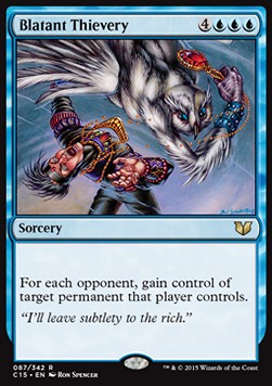 Blatant Thievery - Commander 2015 (Rare) [C15-87]