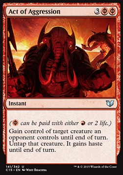 Act of Aggression - Commander 2015 (Uncommon) [C15-141]