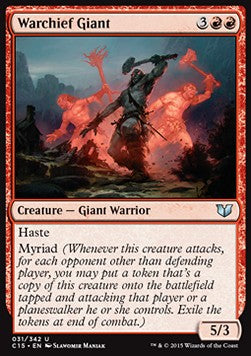 Warchief Giant - Commander 2015 (Uncommon) [C15-31]