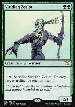 Viridian Zealot - Commander 2015 (Rare) [C15-210]
