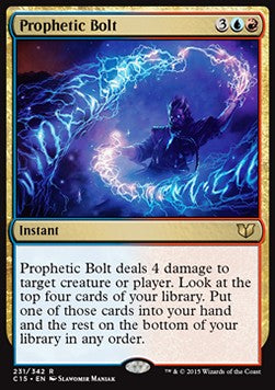 Prophetic Bolt - Commander 2015 (Rare) [C15-231]