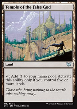 Temple of the False God - Commander 2015 (Uncommon) [C15-313]