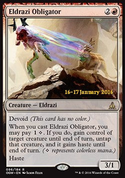 Eldrazi Obligator - Oath of the Gatewatch: Promos (Rare) [POGW-96]