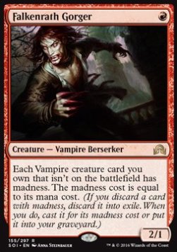 Falkenrath Gorger - Shadows over Innistrad (Rare) [SOI-155]