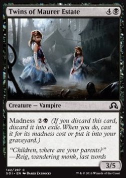 Twins of Maurer Estate - Shadows over Innistrad (Common) [SOI-142]
