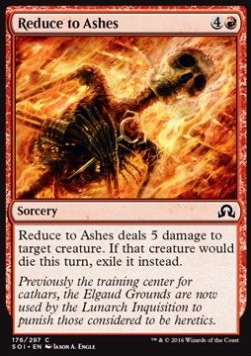 Reduce to Ashes - Shadows over Innistrad (Common) [SOI-176]
