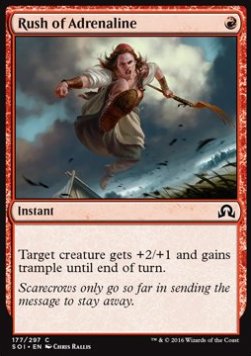 Rush of Adrenaline - Shadows over Innistrad (Common) [SOI-177]