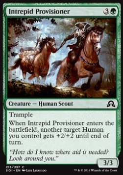 Intrepid Provisioner - Shadows over Innistrad (Common) [SOI-213]