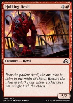 Hulking Devil - Shadows over Innistrad (Common) [SOI-165]