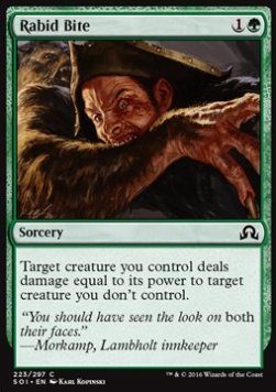 Rabid Bite - Shadows over Innistrad (Common) [SOI-223]