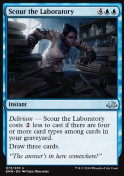 Scour the Laboratory - Eldritch Moon (Uncommon) [EMN-73]