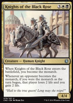 Knights of the Black Rose - Conspiracy: Take the Crown (Uncommon) [CN2-76]