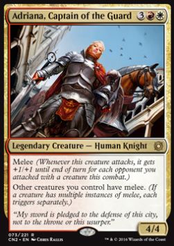 Adriana, Captain of the Guard - Conspiracy: Take the Crown (Rare) [CN2-73]