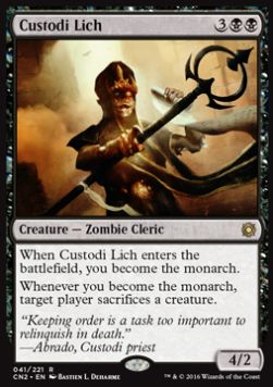 Custodi Lich - Conspiracy: Take the Crown (Rare) [CN2-41]