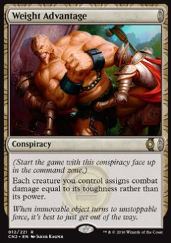 Weight Advantage - Conspiracy: Take the Crown (Rare) [CN2-12]