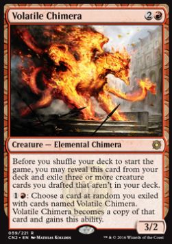 Volatile Chimera - Conspiracy: Take the Crown (Rare) [CN2-59]