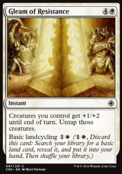 Gleam of Resistance - Conspiracy: Take the Crown (Common) [CN2-87]