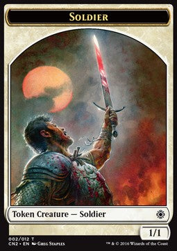 Soldier Token (White 1/1) - Conspiracy: Take the Crown (Token) [CN2-T2]