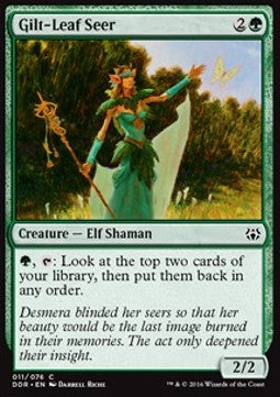 Gilt-Leaf Seer - Duel Decks: Nissa vs. Ob Nixilis (Common) [DDR-11]