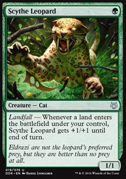 Scythe Leopard - Duel Decks: Nissa vs. Ob Nixilis (Uncommon) [DDR-19]