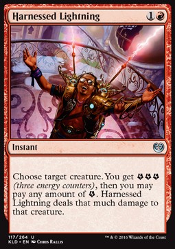 Harnessed Lightning - Kaladesh (Uncommon) [KLD-117]