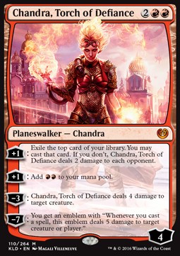Chandra, Torch of Defiance - Kaladesh (Mythic) [KLD-110]
