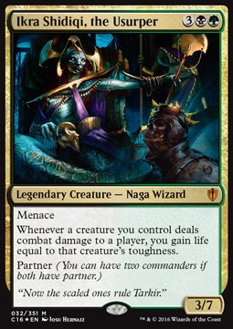 Ikra Shidiqi, the Usurper - Commander 2016 (Mythic) [C16-32]