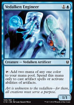 Vedalken Engineer - Commander 2016 (Common) [C16-103]