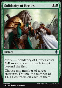 Solidarity of Heroes - Commander 2016 (Uncommon) [C16-168]